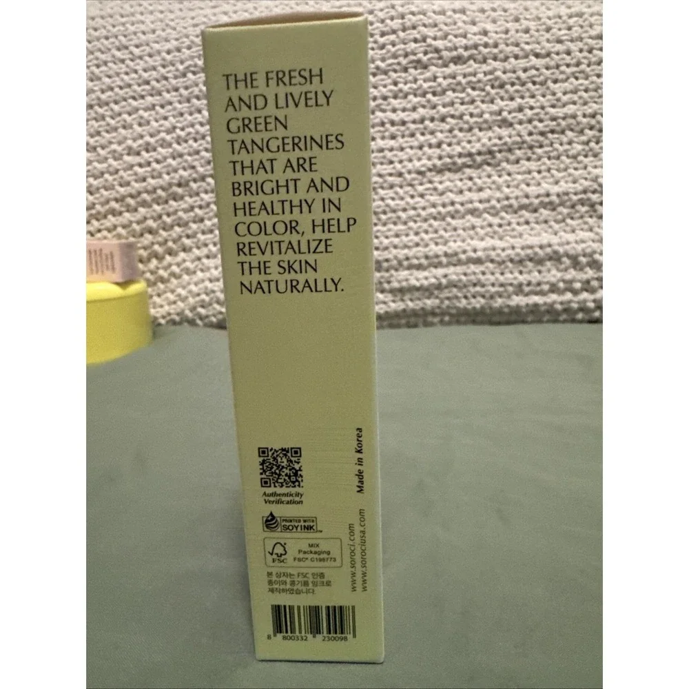 SOROCI Vita-Tangerine Spotlight Eye Cream 1.01 oz Brand NIB Green Tangerine